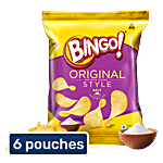 Bingo! Potato Chips Original Style - Salt Sprinkled 6x21 g Multipack