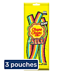Chupa Chups Sour Belts - Mixed Fruit Flavour 3x57.6 g Multipack
