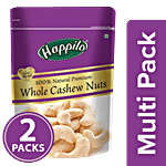 Happilo Cashews - Whole, Natural Premium 2x200 g Multipack