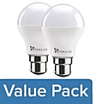 Syska LED Bulb - 5-Watt, Base B22 1pc + LED Bulb - 7-Watt, Base B22 1pc Combo 2 Items