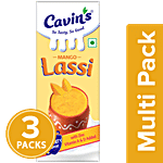 Cavins Mango Lassi - With Zinc, Vitamin A & D Added, Supports Immunity 3x200 ml Multipack