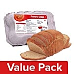 Bread - Brown, Chemical Free 400G + Eggs - Regular 6pcs, Combo 2 Items