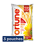 Fortune Sunlite Sunflower Refined Oil 3x800 g (Multipack)