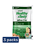 Emami Healthy & Tasty Ultra Lite Refined Soyabean Oil 3x730 g (Multipack)