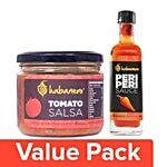 Habanero Salsa - Tomato 270gm + Sauce - Peri Peri 65gm Combo 2 Items