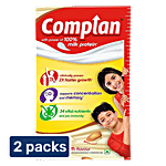 Complan Nutrition Drink Powder - For Kids, Kesar Badam Flavour 2x500 g (Multipack)