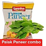 bb Combo Fresho Palak Without Root 250Gm + Gowardhan Fresh Paneer Classic Block 200Gm Combo (2 Items)