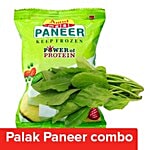 bb Combo Fresho Palak - Without Root 250 Gm + Amul Malai Paneer 200 Gm Combo 2 Items