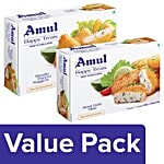 Amul Happy Treats Ready to Cook & Serve Masala Paneer Nuggets+Masti Dahi Tikki (300G) Combo 2 Items