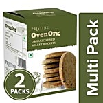 PRISTINE Biscuits - Organic, Mixed Millet, OvenOrg 2x150 g Multipack