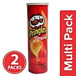 Pringles Potato Crisps - Original 2x161 g Multipack