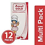 Amul Homogenised Standardised Milk 12x1 L Multipack