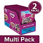 Whiskas Wet cat Food - Tuna in Jelly for Kittens, 2-12 months 2x85 g Multipack