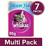 Whiskas Wet cat Food - Ocean Fish for Adult cats, +1 year 7x85 g Multipack
