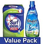 bb Combo Surf Excel Matic Top Load Detergent 2kg + Comfort After Wash Morning Fresh 800ml Combo 2 Items