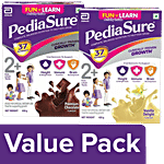 Pediasure Nutritional Powder Premium Chocolate 400 g + Vanilla Delight 400 g Combo 2 Items