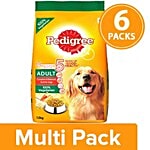 Pedigree Dry Dog Food - Vegetarian, for Adult Dogs 6x1.2 kg Multipack