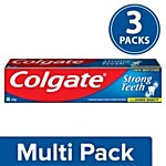 Colgate Toothpaste - Strong Teeth, Dental Cream, Anti Cavity 3x200 g Multipack