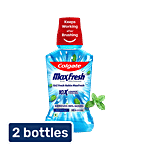 Colgate Maxfresh Plax Mouthwash - Peppermint Fresh 2x250 ml Multipack