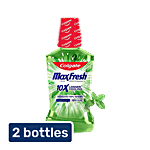 Colgate Mouthwash - Plax Fresh Tea, Alcohol Free, Imported 2x250 ml Multipack