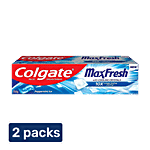 Colgate Toothpaste - Maxfresh Blue Peppermint Ice, Gel 2x150 g Multipack