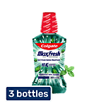 Colgate Mouthwash - Plax Fresh Mint, Alcohol Free 3 x 250 ml Multipack