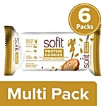 Sofit  Protein Cookies - Raisins & Flax Seeds 6x100 g Multipack