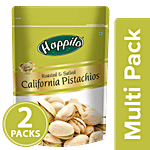 Happilo Pistachios - Roasted & Salted, Premium Californian 2x200 g Multipack