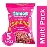 Timios Breakfast Cereals - Crunchies, 100% Natural & Healthy 5x30 g Multipack