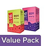 Yoga Bar Breakfast Protein Bar - Apricot & Fig 50 gm + Apple Cinnamon 50 gm Combo 2 Items