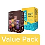 Yoga Bar Breakfast Protein Bar - Blueberry 50 gm + Protein Variety Bar 60 gm Combo 2 Items