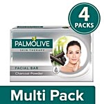 Palmolive Skin Therapy Facial Bar With Charcoal Powder 4x75 g Multipack