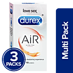 Durex Condoms - Air 3x10's pack Multipack