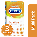 Durex Condoms - Extra Dots 3x10's pack Multipack