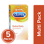 Durex Condoms - Extra Dots 5x10's pack Multipack