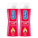 Durex Play Lube- Massage 2 In 1 Stimulating 2x200 ml Multipack
