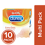 Durex Condoms - Extra Dots 10x3's pack Multipack