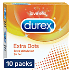 Durex Condoms - Extra Dots 10x3's pack Multipack