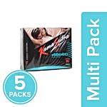 Kamasutra Ribbed Condoms 5x12 pcs Multipack