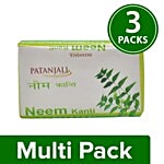 Patanjali Neem Kanti - Body Cleanser 3x75 g Multipack