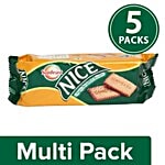 Sunfeast Nice - Sugar Sprinkled Biscuits 5x150 g Multipack