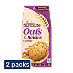 Sunfeast Farmlite Biscuit - Oats & Raisins 2x150 g Multipack