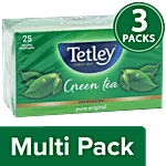Tetley Green Tea - Pure Original 3x25 Teabags Multipack
