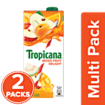 Tropicana Fruit Juice - Mixed Fruit Delight 2x1 L Multipack