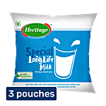 Heritage Special UHT Processed Homogenised Toned Milk 3x450 ml (Multipack)