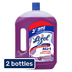 Lizol Disinfectant Surface & Floor Cleaner Liquid - Lavender 2 L each Pack of 2