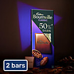 Cadbury Bournville Rich Cocoa 50% Dark Chocolate Bar 2x75 g (Multipack)