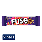 Cadbury Fuse Peanut & Caramel Filled Chocolate Bar 2x43 g (Multipack)