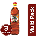 Dhara  Kachi Ghani Mustard Oil 3 x 1 L (Multipack)
