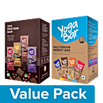 Yoga Bar Multigrain Variety Energy Bar 38G Pack of 10+Protein Variety Bar 60G Pack of 6 Combo 2 Items